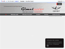 Tablet Screenshot of gimelautomobile.com